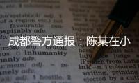 成都警方通报�：陈某在小区持刀刺伤赵某，已被刑拘