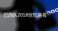 巴西队2018世预赛名单