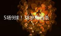 5场9球！38岁梅西杀疯了：任意球打死角 历史第4人 挥拳庆祝