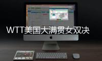 WTT美国大满贯女双决赛�，王艺迪/蒯曼夺冠