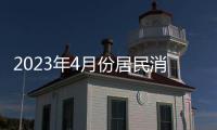 2023年4月份居民消费价格同比上涨0.1%	，环比下降0.1%